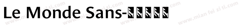 Le Monde Sans字体转换